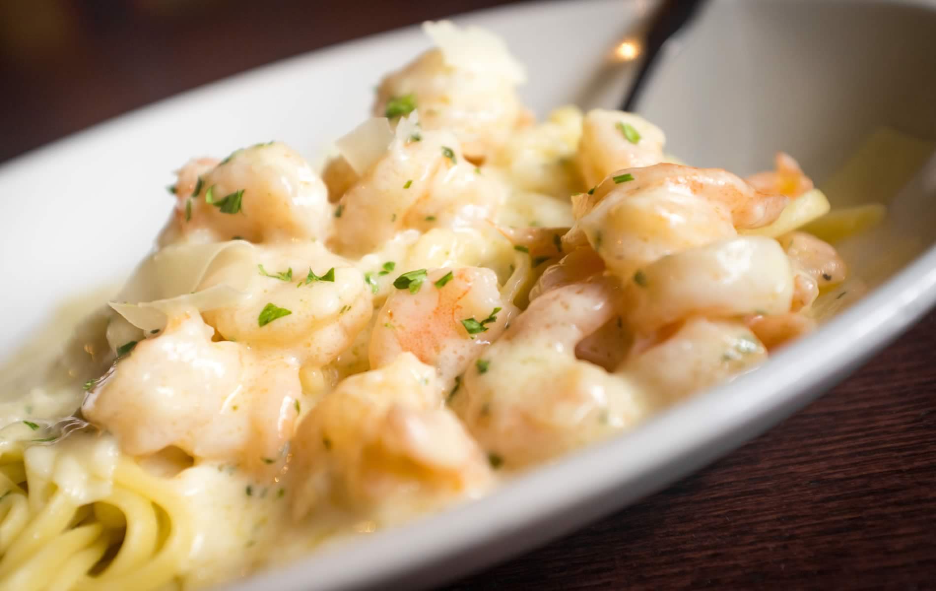 Seafood Alfredo